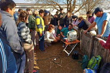 Estudiantes de la Escuela de Agronomía de nuestra ciudad, visitaron el campo Pozo del Carril